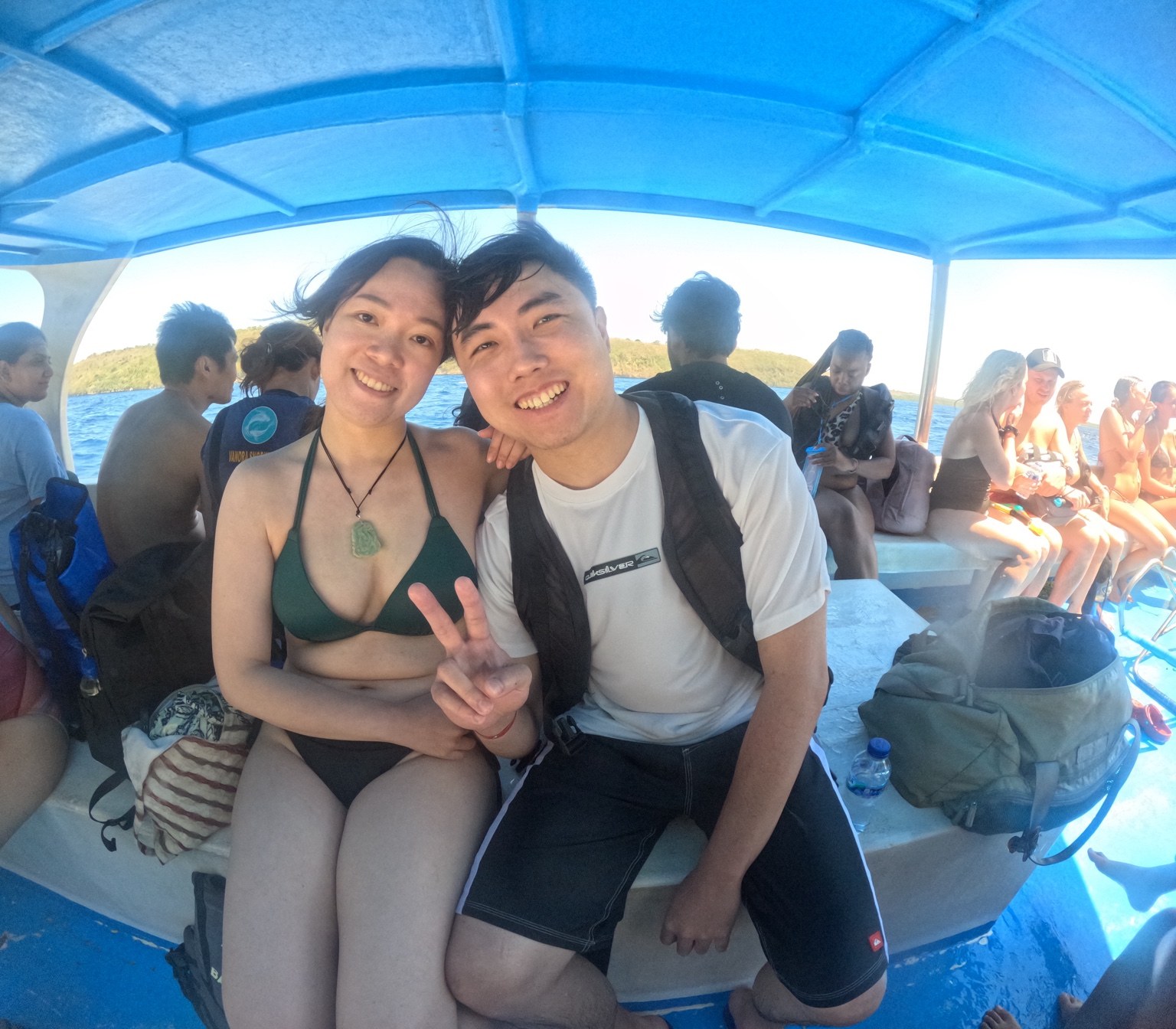 Guests on a marine trip